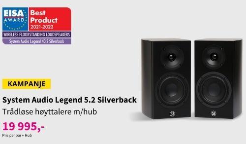 System Audio Legend 5.2 Silverback 500x292 Reklamebanner